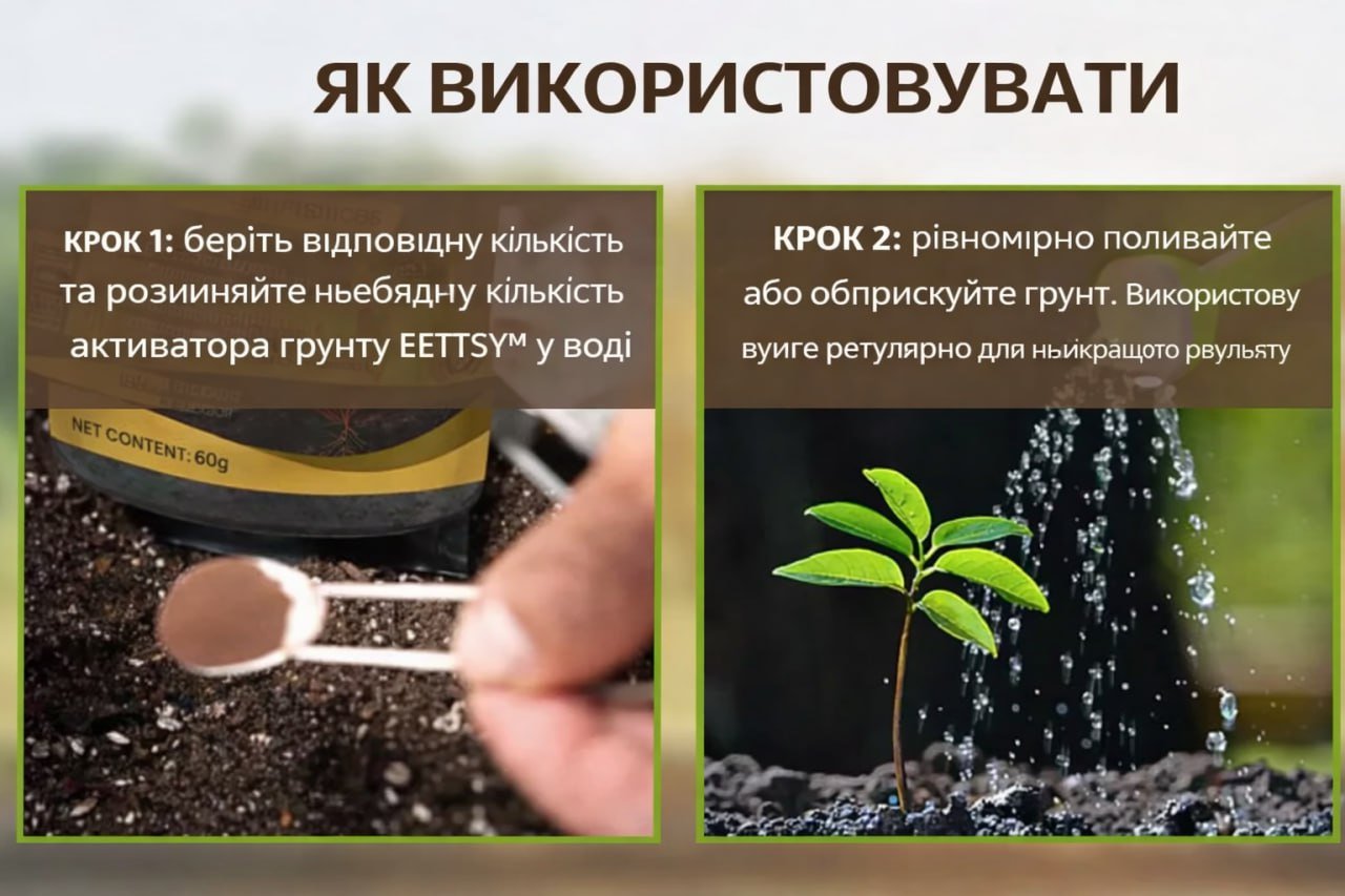 Формула активатора ґрунту