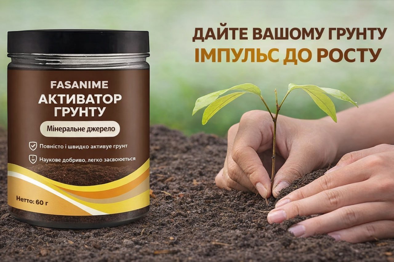 Активатор ґрунту в дії